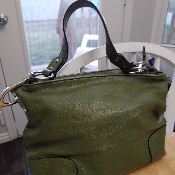 ALFA green shoulder bag. - Picture 2 of 9